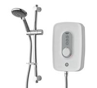 Triton Trance 3 Satin White Chrome Effect Electric Shower, 9.5Kw