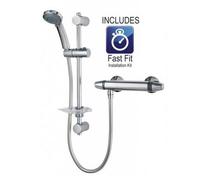 Triton Unexthbm Club Handle Unichrome Exe Bar Mixer Shower + Fast Fit Kit