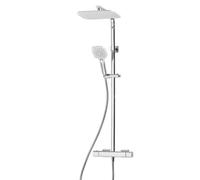 Triton Showers | Velino Cool Touch Bar Diverter | Thermostatic Shower Mixer Set | Chrome| Rainfall Shower Head | Cool Touch Technology | Handheld Shower | Anti Scald Shower | Mixer Bar Kit