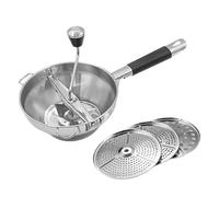 Triturador Patatas Manual - Machacador Acero Inoxidable | Adjustable Multifunction Disc Frutas Verduras Puré Sauce Cocina Hogar Fácil Limpieza Durable
