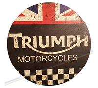 TRIU Wooden circle/Round Bar Signs Bar Accessories for Home Pub or Outdoor Garden Wall Plaque for Man Cave Gift Ideas Wood Beer Signs for Home Pub