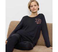 Triumph 10216533 long Sleeved Cotton Pyjamas Black
