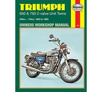 Triumph 650 and 750 2 Valve Unit Twins Owner's Workshop Manual (Motorcycle Manuals)