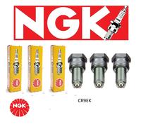 Triumph 955 Sprint RS / ST (Ø10mm Plug) Spark plugs NGK CR9EK X3 2001-2005