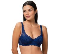 Triumph Womens Amourette 300 WHP Half Cup Padded Bra - Blue - Size 32DD