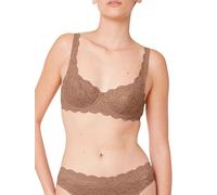 Triumph Womens Amourette 300 WHP Half Cup Padded Bra - Brown Polyamide - Size 38F