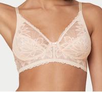 Triumph Amourette Charm Delight Wire Free Unpadded Bra In Fresh Powder