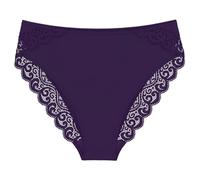 Triumph Women's Amourette Tai Briefs, Royal Purple, 10
