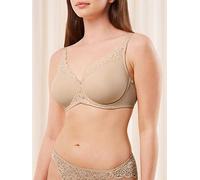 Triumph Amourette Underwired Minimiser Bra - Beige, Beige, Size 32E, Women Beige