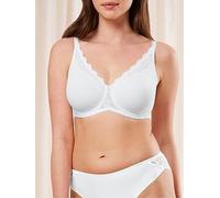 Triumph Amourette W01 Wired Minimiser Bra - White, White, Size 38E, Women White