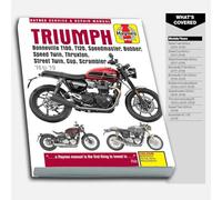 Triumph Bonneville T100, T120, Speedmaster, Bobber, Speed Twin, Thruxton, Street Twin, Cup, Scrambler (16 to 19) : 16 to 19