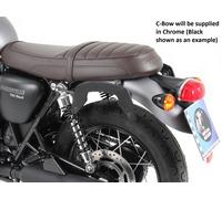 Hepco & Becker C-Bow Saddlebag Holder silver BONNEVILLE T120 16- CHROM
