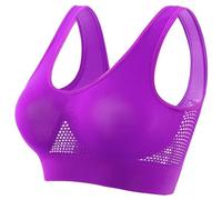 Triumph Bras with for Woman and Girl No Underwire Maternity Sleep Bra Padded Bras for Women Classic Comfortable Padded Seamless Bras Full Coverage Wireless Push Up Bra for Women