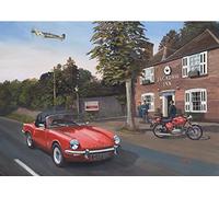 Triumph BSA Supermarine Spitfire Aircraft Car Birthday Fathers Day Blank Card