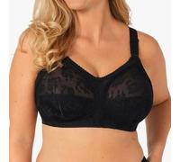 Triumph Classics Doreen Bra Black Size 40H Non Wired Soft Cup Firm Support New