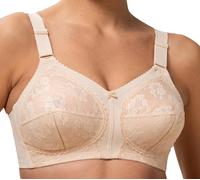Triumph Classics Doreen Bra Skin Size 40D Non Wired Soft Cup Firm Support New
