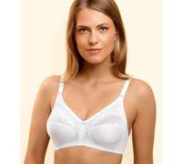 Triumph International Bra Claudette 104 N X Supportive Non-wired Non-padded 3-section cup White