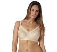 TRIUMPH CLAUDETTE 104 N X,SOFT FULL CUP,HALF LACE,NON WIRED BRA,WHITE,SKIN,BLACK