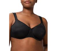 Triumph Womens Comfort Minimizer Bra - Black Polyamide - Size 38DD