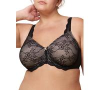 Triumph International Minimizer Bra Contouring Sensation W01 Underwired Lace Polyamide Black 42DD