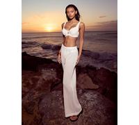 Triumph Crochet-Style Beach Trousers White