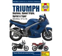 TRIUMPH DAYTONA, SPEED TRIPLE SERVICE A by Haynes Publishing Paperback Self Help