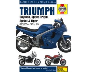 TRIUMPH DAYTONA, SPEED TRIPLE SERVICE A by Haynes Publishing Paperback Self Help