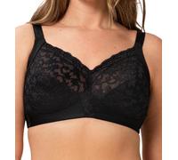 Triumph Delicate Doreen N Bra Black Size 36B Non Wired Soft Cup Support New