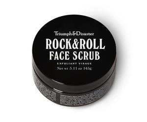 Triumph & Disaster | Rock & Roll Face Scrub for Men | Natural, Exfoliating Pore Cleansing Facial Scrub - Removing Blackheads and Dirt, 145g