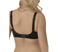 Triumph Non-wired Bra Delicate Doreen, Soft Lace Non-padded Full Cup, Black 40C UK