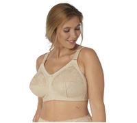 Triumph Womens Doreen Classic Full Cup Bra - Beige Cotton - Size 46F