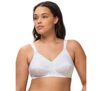 Triumph Womens Doreen + Cotton 01 Non-wired Bra, White, 46DD UK