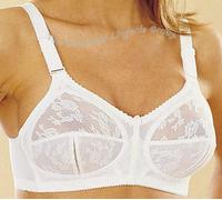 Triumph Doreen N Firm support, Non wired, Non Padded, Full Cup, Lace Bra, White,