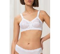 Triumph Doreen Non Wired Support Bra, White, Size 44J, Women White