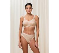Triumph Womens Doreen Classic Full Cup Bra - Beige Cotton - Size 44D