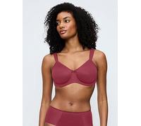 Triumph Essential Minimizer Underwired Bra- Dark Red, Red, Size 34F, Women Red