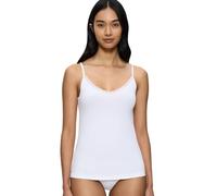 Triumph Women's Feel of Cotton Spaghetti Top Undershirt, White, 10