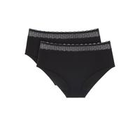 Triumph Women's Feel of Modal Midi 2p Underwear, Black, XL