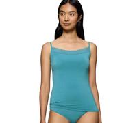 Triumph Women's Feel of Modal Spaghetti Top Shirt, Quiet Turquoise, XS