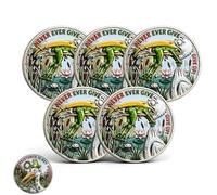 Triumph & Grit Collector’s Coin, Funny Frog Pelican Double-Sided Challenge Coins, Inspirational Never Ever Give Up Token, for Friends & Colleagues in Difficult Circumstances (5pcs)