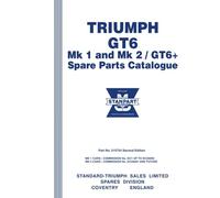 Triumph GT6 Mk 1 and Mk 2 / GT6+ Spare Parts Catalogue: Publication number 515754: Part No. 515754 (Triumph GT6 MK1 and MK2/GT+ Spare Parts Catalogue)