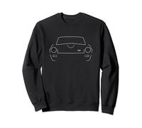Triumph GT6 Mk3 classic sports car white outline graphic Sweatshirt