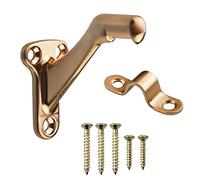 Triumph Hardware,3 Pack,3" Heavy Duty handrail Bracket Champagne Bronze,Stair Railing Bracket DIY Easy Installation Hardware