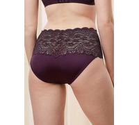 Triumph Lace Detail Maxi Briefs Blackcurrant