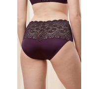 Triumph Lace Detail Maxi Briefs Blackcurrant