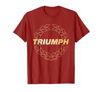 Triumph Laurel Wreath Logo T-Shirt, Men, Cranberry Red, Medium
