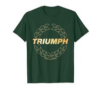 Triumph Laurel Wreath Logo T-Shirt, Men, Dark Green, Small