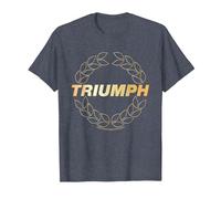 Triumph Laurel Wreath Logo T-Shirt, Men, Heather Blue, Large