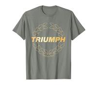 Triumph Laurel Wreath Logo T-Shirt, Men, Olive Heather, 3X-Large