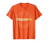 Triumph Laurel Wreath Logo T-Shirt, Men, Orange, 3X-Large